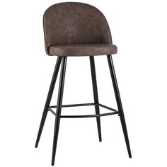 Стул барный Лион коричневая экокожа Stool Group
