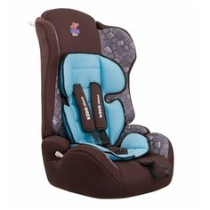 Автокресло группа 1/2/3 (9-36 кг) Kids Planet Sputnik, шоколадные буквы
