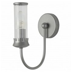 Бра h - 2,6см, s - 1см, 40W, E14, модерн, плафон - неокрашенный, арматура - серебро Favourite