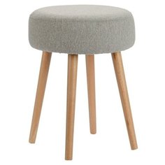 Табурет Carter, 48х30х35 см, рогожка, серый, Berg