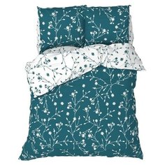Постельное белье "Этель" евро Flowers (вид 2) 200*217 см,220*240 см,70*70 см -2 шт,поплин 125 г/м2 5424333