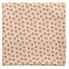 Скатерть на стол из хлопка с графичным принтом Ягоды Russian North, 150х250 см, Tkano