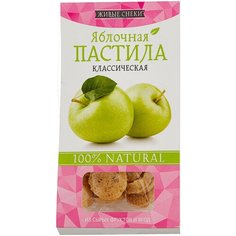 Пастила Живые снеки яблочная классическая, 35 г