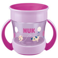 NUK EVOLUTION Поильник "MINI MAGIC" - розовый (160 мл)