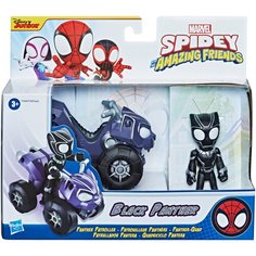 Игровой набор Hasbro Spidey and his Amazing Friends Черная Пантера и транспорт F1943