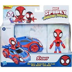 Игровой набор Hasbro Spidey and his Amazing Friends Спайди и транспорт F1940
