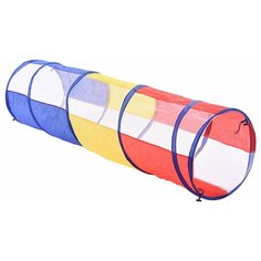 Тоннель детский игровой / Палатка Детская / детский лабиринт / тоннель детский / 180 х 48 см / металлический каркас / сумка для переноски I Play