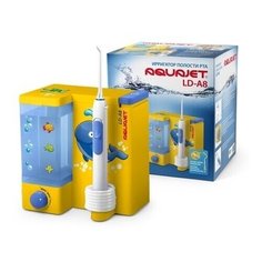 Ирригатор для полости рта AQUAJET LD- A8, детский, желтый