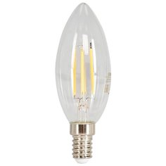 Лампа светодиодная Osram E14 220 В 6 Вт свеча прозрачная 800 лм тёплый белый свет 82481269