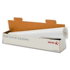 Xerox 450L90004 Бумага без покрытия для плоттера матовая для ч/б печати, рулон A1 24" 610 мм x 46 м, 90 г/м2, Inkjet Monochrome Paper, втулка 2" 50.8 мм, для водорастворимых и пигментных чернил [в коробке 6]