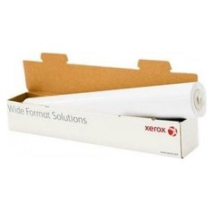 Xerox 450L90002 Бумага без покрытия для плоттера матовая для ч/б печати, рулон A1 24" 610 мм x 50 м, 80 г/м2, Inkjet Monochrome Paper, втулка 2" 50.8 мм, для водорастворимых и пигментных чернил [450L90504] [в коробке 6]
