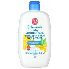 Johnsons Baby Pure Protect Гель-пена для душа, 300 мл