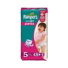 Pampers трусики Active Girl 5 (12-18 кг), 48 шт.