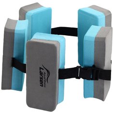Пояс секционный для обучения плаванию AquaFitness Larsen YP-10B (5 секций) графит/бирюз.
