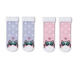 Носки Conte-kids размер 20, 434 бледно-фиолетовый/434 светло-розовый