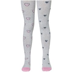 Колготки Conte-kids TIP-TOP, размер 128-134, 510 светло-серый