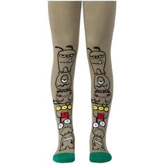 Колготки Conte-kids SOF-TIKI, размер 62-74, 529 горчичный