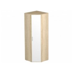 Шкаф угловой Белладжио Дуб Сонома / Белый Глянец BTS