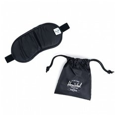 Маска для сна Herschel Eye mask, black/heather grey
