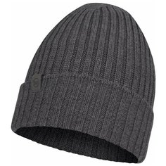 Шапка Buff Hat Wool Knitted Norval размер One size, grey