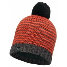 Шапка Buff Knitted & Polar Hat Dorn Flame размер One size, коричневый/оранжевый