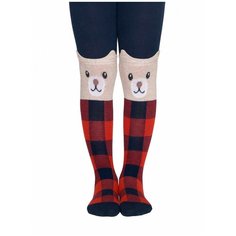 Колготки Conte-kids TIP-TOP, размер 80-86, темно-синий-красный