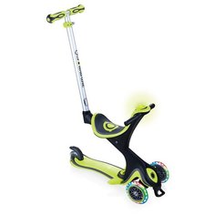 Детский самокат-беговел GLOBBER Go Up Comfort Play Lights, зеленый