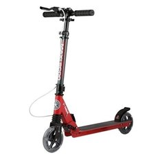 Самокат Двухколесный Складной , Серия "Y-145А" (2021), с Ручным Тормозом, Красный Maxiscoo