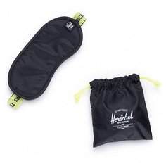 Маска для сна Herschel Eye mask, BLACK/HIGHLIGHT