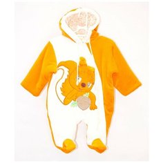 Комбинезон LEO, размер 62, оранжевый Лео