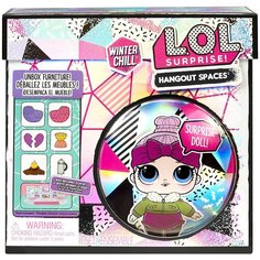 Игровой набор с куклой L. O. L. Surprise! Furniture Winter Chill Hangout Spaces with Cozy Babe Doll, 576624 LOL