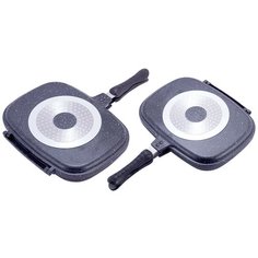 Сковорода- гриль Kamille 32х24см двойная 4432