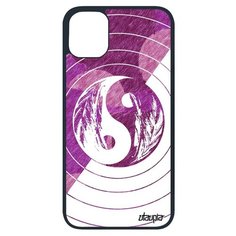 Новый чехол на смартфон // iPhone 11 Pro // "Инь и Ян" Черное и белое Добро и зло, Utaupia, фиолетовый