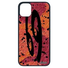 Дизайнерский чехол на смартфон // iPhone 11 Pro // "Знак зодиака Рак" Астрологический Каллиграфия, Utaupia, оранжевый