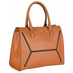 Сумка женская David Jones 6261-4 COGNAC, коричневая