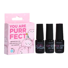 Набор для маникюра Beauty Fox You are purrfect, голубой