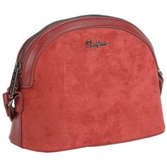Сумка кросс-боди женская David Jones 6631-1 DARK-RED, красная