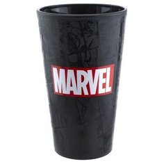 Бокал стеклянный Paladone: Марвел Лого (Marvel Logo) Glass (PP7981MC) 400 мл