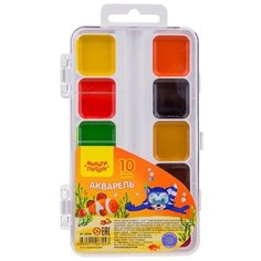 Мульти-Пульти Акварель Енот в Красном море (АП_10704), 10 цв.