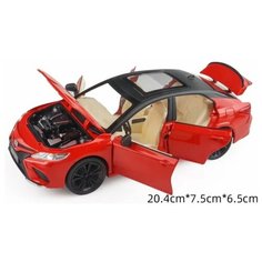 Машинка металлическая инерционная "Toyota Camry" 21 см (1:24) красная XLG