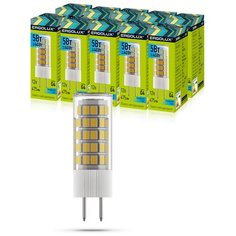 Набор из 10 светодиодных лампочек Ergolux LED-JD-5W-G4-4K