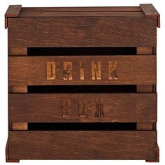 Ящик деревянный DRINK BOX 20х20х10см Паприка Корица