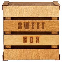 Ящик деревянный SWEET BOX 20х20х10см Паприка Корица