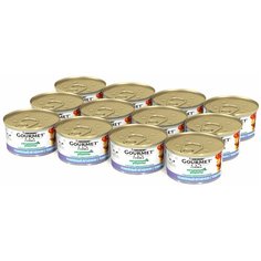 Консервы Gourmet (Гурме) для кошек Натуральные Рецепты Ягненок и Томат 85г *12шт