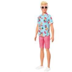 Кукла Barbie Игра с модой Fashionistas 152 Кен в бирюзовой рубашке GYB04