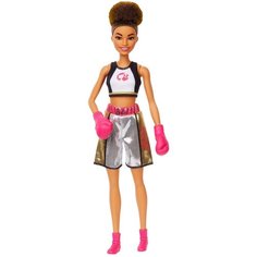 Кукла Barbie Кем быть? Боксер мулатка GJL64