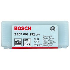 Набор расходников (10 ножей для рубанка) 82мм прямой Bosch 2607001292