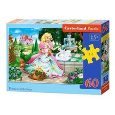 Пазл Castorland MIDI 60 деталей Принцесса и лебедь