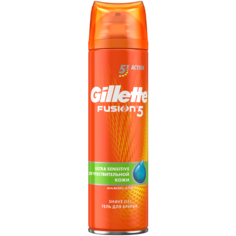 Гель для бритья Gillette Fusion мужской для чувствительной кожи 200 ml