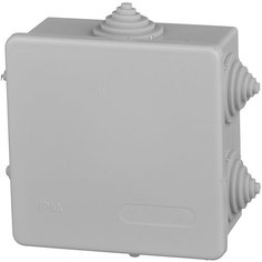 Распределительная коробка IEK KM41235 наружный монтаж 85x85 мм серый RAL 7035